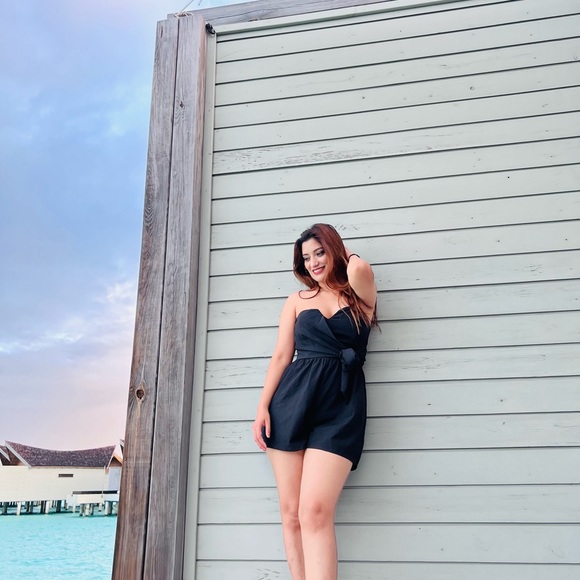 Tube Romper with cute bow - Picture 3 of 6